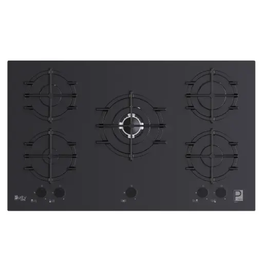 [بيورتى] مسطح غاز بلت ان 5 عين حوامل ثقيلة 90 سم HPT911 من بيورتي 
