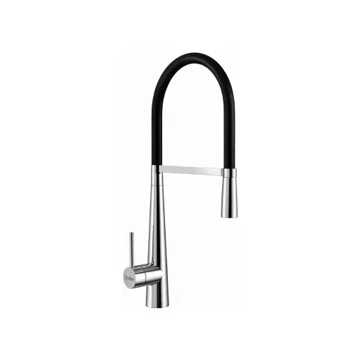 [جواد] ألورا بالك خلاط مطبخ يد واحدة بخرطوم سوستة وسماعة 1 نظام خلاطات مطابخ كروم ALB-0098 من جواد 