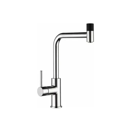 [جواد] أجورا خلاط مطبخ يد واحدة  قنطرة عالية متحركة مزود بمخرج للفلتر خلاطات مطابخ كروم AG-0021 من جواد 