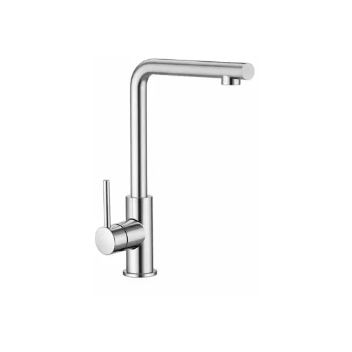 [جواد] اربيل خلاط مطبخ يد واحدة  قنطرة عالية متحركة بمخرج للفلتر خلاطات مطابخ استانليس كروم EB-0030 من جواد