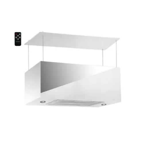 [بيورتي] شفاط مطبخ 90سم تركي ابيض DIAMOND WHITE ISLAND من بيورتي 