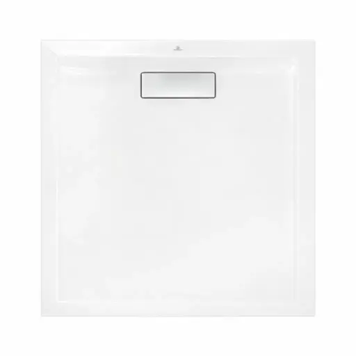 [ايديال ستاندرد] بانيو قدم ألترا فلات 70x70x2.5 مربع شامل الصرف ابيض من ايديال ستاندرد