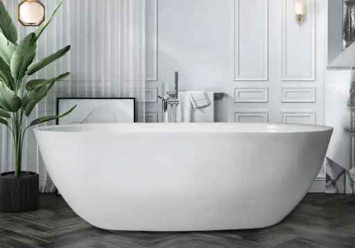 [هاوسز] بانيو تونجا 170x80 سيملس ابيض من هاوسز