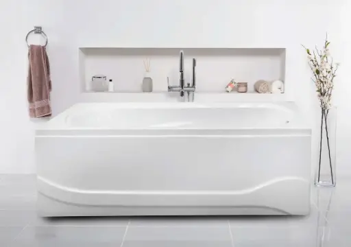 [هاوسز] بانيو ثينا 170x70 ابيض بالجانب من هاوسز