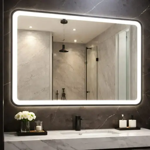 [دارك] مراية اسود 60x80 مستوردة