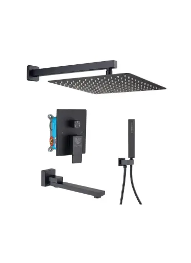 [هاواي] مجموعة دفن اسكوير اسود HY-2408BL من هوايي