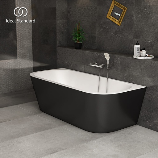 [ايديال ستاندرد] بانيو ديا 175x80 سيملس ابيض x اسود GA255V3 من ايديال ستاندرد