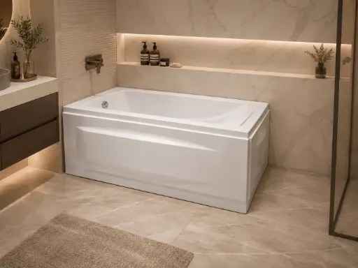 بانيو مصر 120x70 بالجانب ابيض