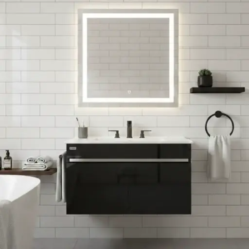 [بيرويا] وحدة موبيليا 8001 بلاك بحوض ابيض مستورد