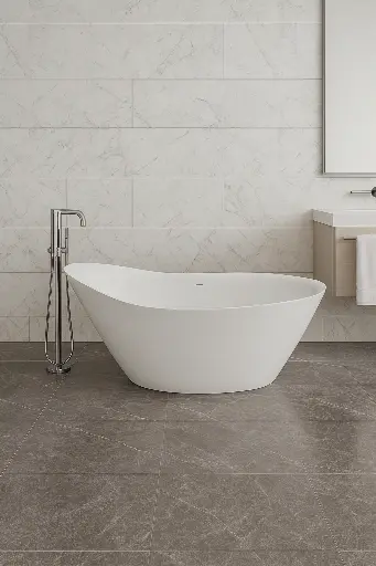 [ديورافيت] بانيو فيتال 150x72 سيملس ابيض من ديورافيت