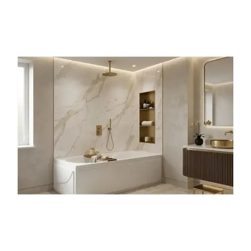 [ايديال ستاندرد] بانيو سبيس 150x80 ابيض بالجانب من ايديال ستاندرد