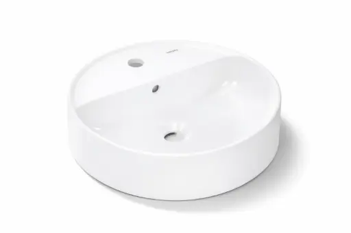 [هانز جروهي] حوض اوبن تايد S اوفر توب 45 سم ابيض من هانزجروهي