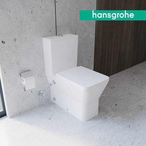 [هانز جروهي] كمبنشن كيب تايد Q ملاصق للحائط بسيديلي ذاتي الغلق ابيض من هانزجروهي