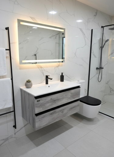 [بيرويا] وحدة موبيليا 8005 اكابولكو بحوض ابيض مستورد