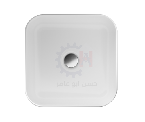 [سانيبيور] حوض هيرميس 39 سم فوق سطح افقي ابيض