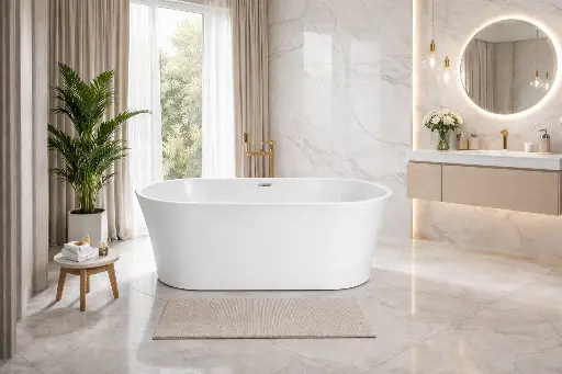 [سانيبيور] بانيو بافليون 170x80 سيمليس ابيض من سانيبيور