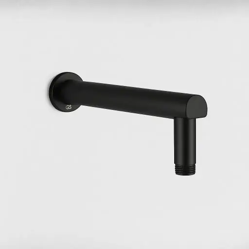 [جلوبال ستاندرد] مخرج دفن حائطي 30 سم اسود GS-3254-BP