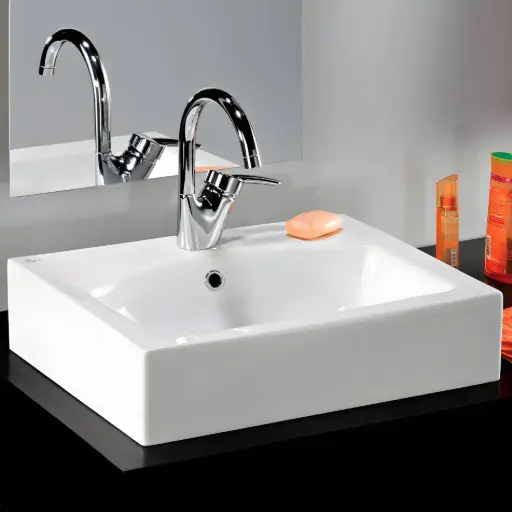 [ايديال ستاندرد] حوض بلان 44x56 سم فوق سطح افقي ابيض G0656 من ايديال ستاندرد