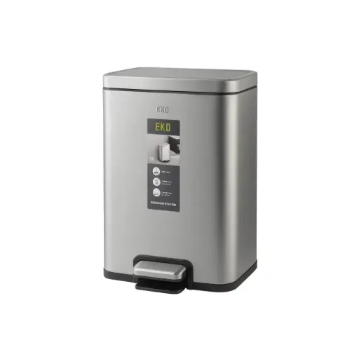 [انفنتي] باسكت 12 لتر EKO مستطيل كروم EK9361MMT-12L  من انفنتي