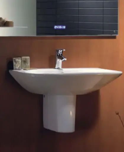 [ايديال ستاندرد] حوض تونك 75 سم بعامود معلق ابيض من ايديال ستاندرد