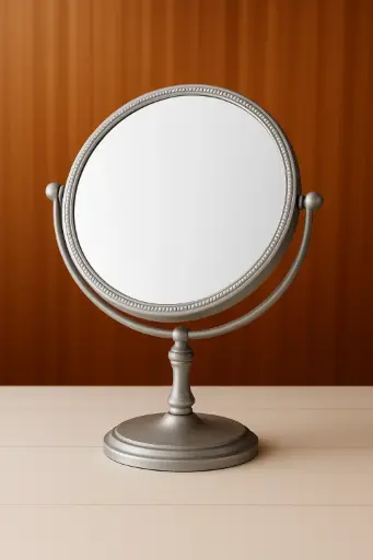 [بوكا] مراية دائرية عامودية جراي 4001