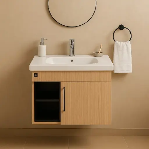 [دارك] وحدة موبيليا بورديوم 60 سم داكوتا D602 بحوض مستورد