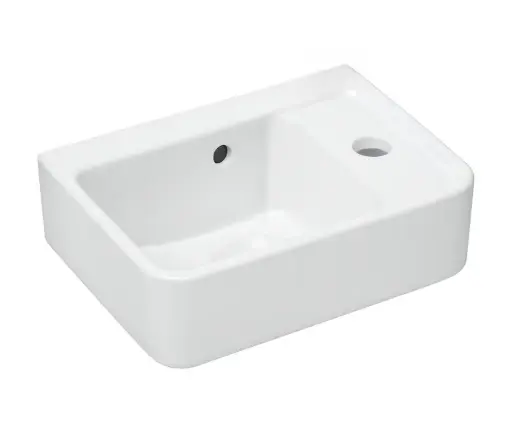 [هانز جروهي] حوض كيب تايد Q سمارت كلين 36 سم ابيض من هانزجروهي